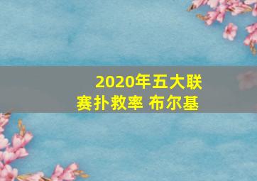 2020年五大联赛扑救率 布尔基